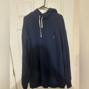 Polo hoodie 3xlt navy blue